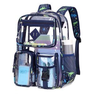 Large Clear Backpack Heavy Duty Stadium Approved See Through
